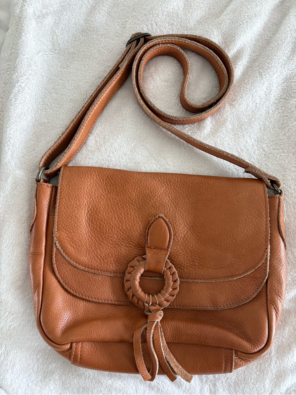 Day & Mood Anthropologie “Brenna” Crossbody Leather Western Boho Cowboy